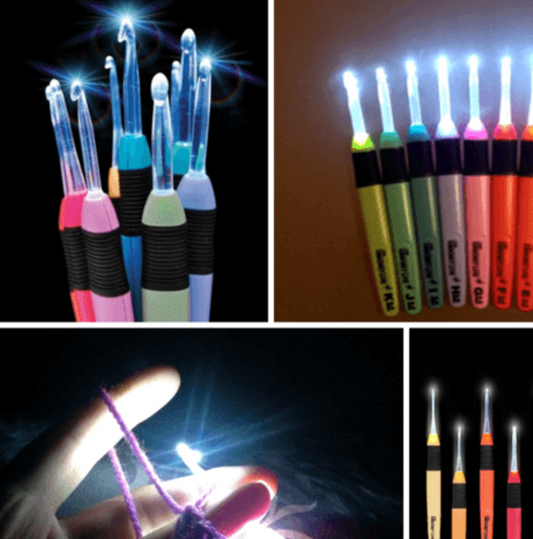 Crochet Light Up Hooks - 9 Sizes