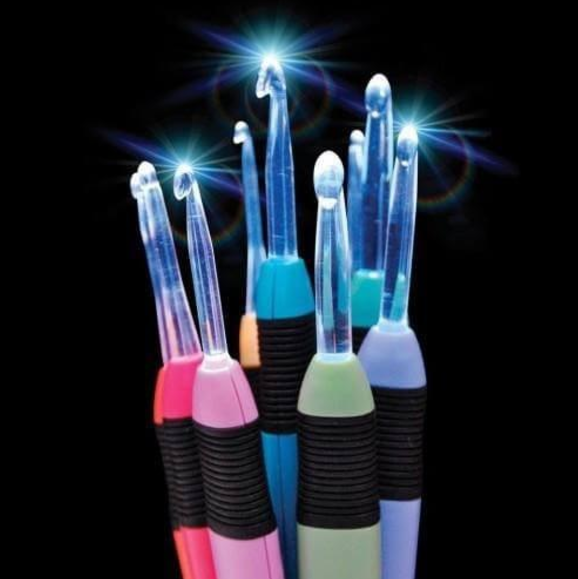 Crochet Light Up Hooks - 9 Sizes