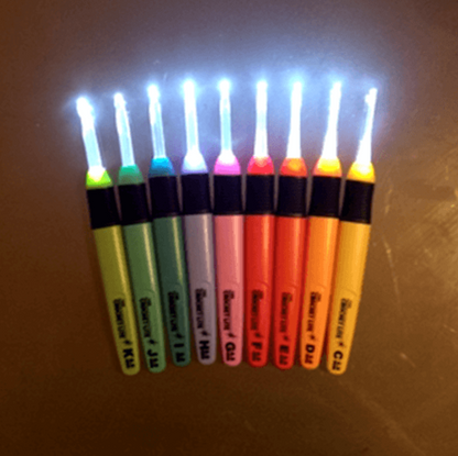 Crochet Light Up Hooks - 9 Sizes