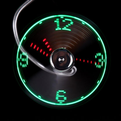 USB LED Fan Clock