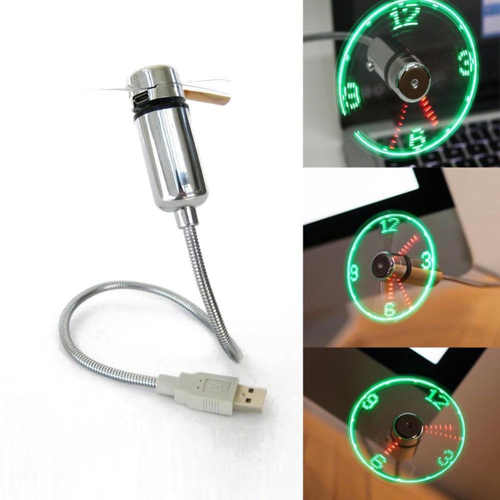 USB LED Fan Clock