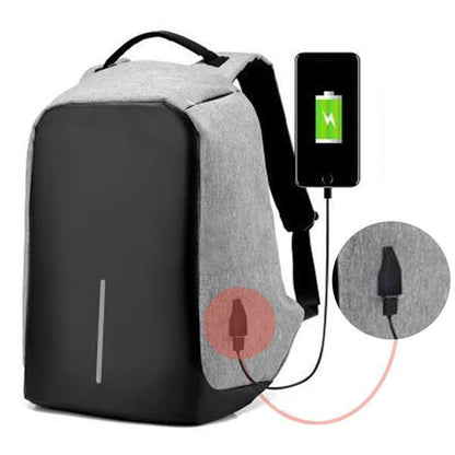 Anti-theft USB Charging Backpack