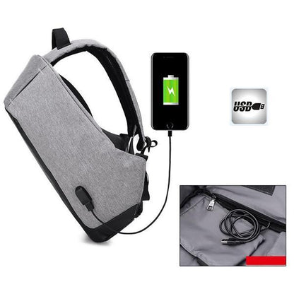 Anti-theft USB Charging Backpack